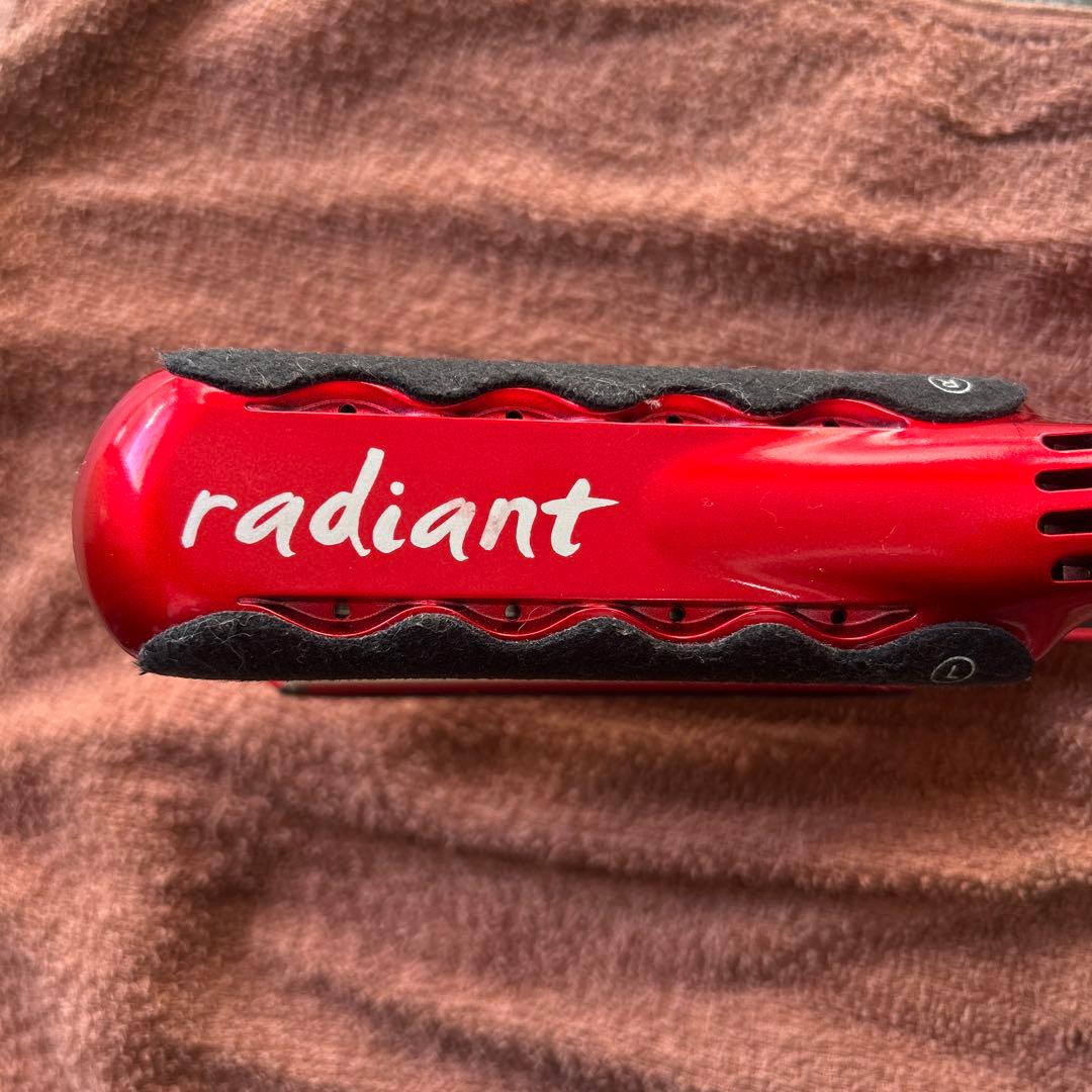 radiant ストレートヘアアイロン レッド(ジャンク品35mm)