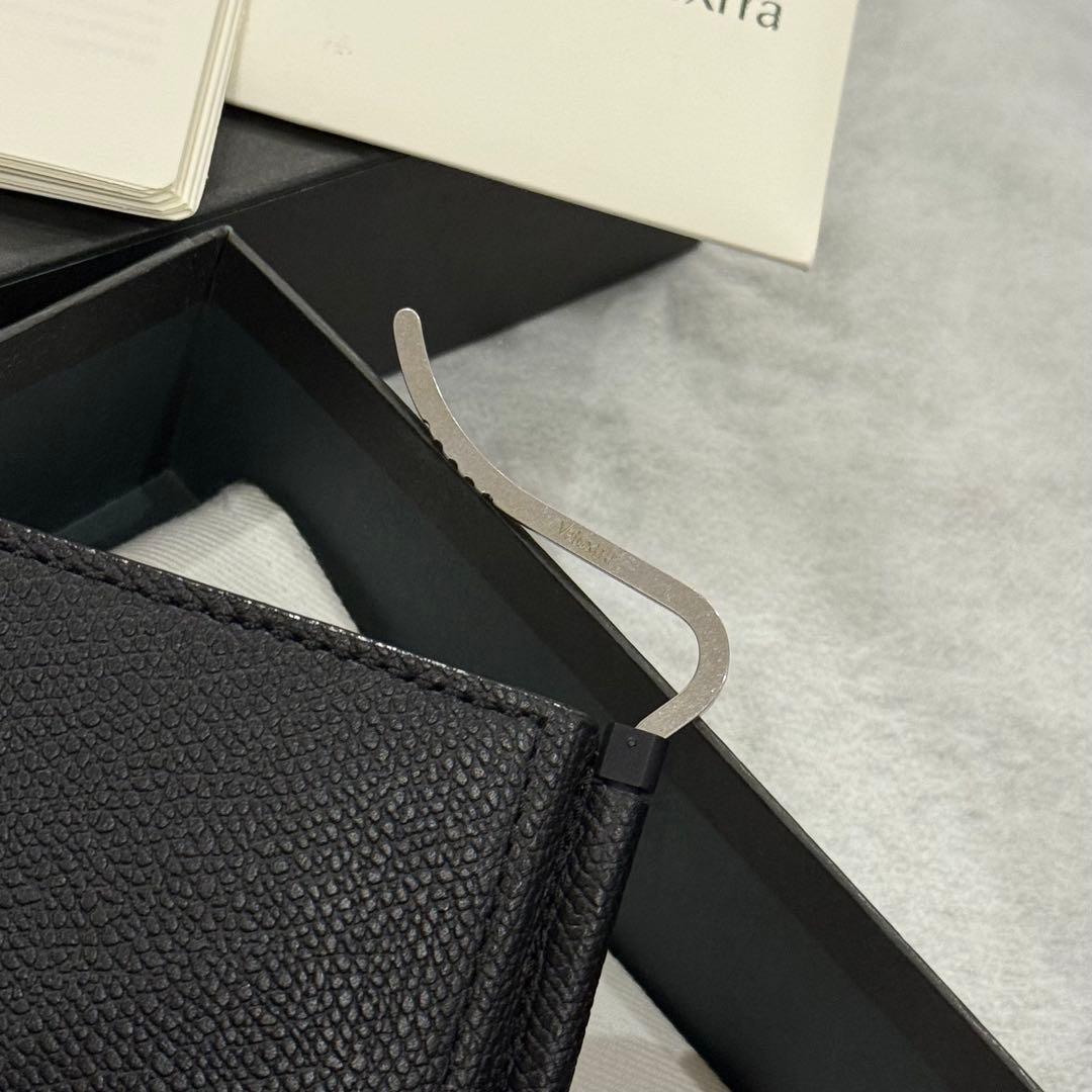 ⭐️未使用級⭐️　Valextra　ヴァレクストラ　マネークリップ　ブラック