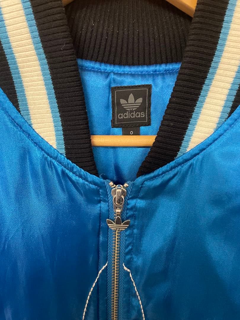 【レア】adidas スカルボーン　スカジャン Oサイズ