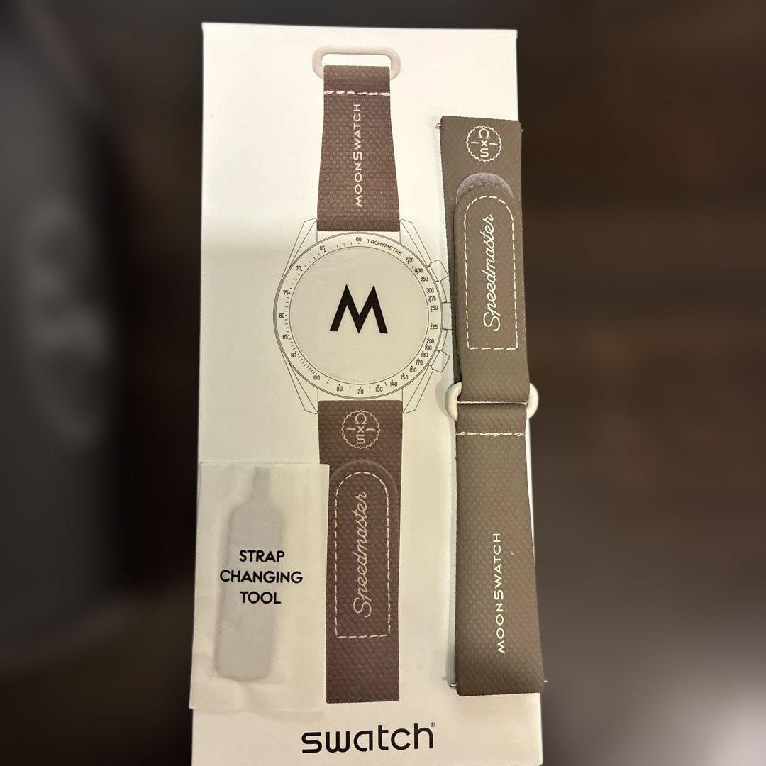 新品オメガスウォッチMISSION ONEARTHDESERTラバーストラップ付