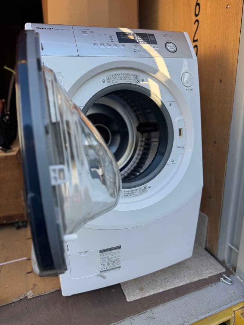 シャープ ドラム式洗濯乾燥機 ES-H10D-WL 洗濯10kg 乾燥6kg