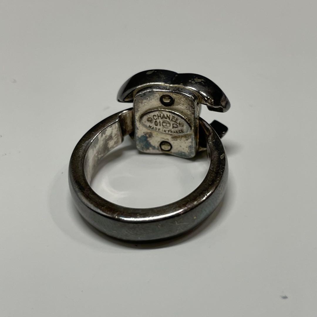 ん*様 CHANEL ココマークロゴ シルバーリング　13号