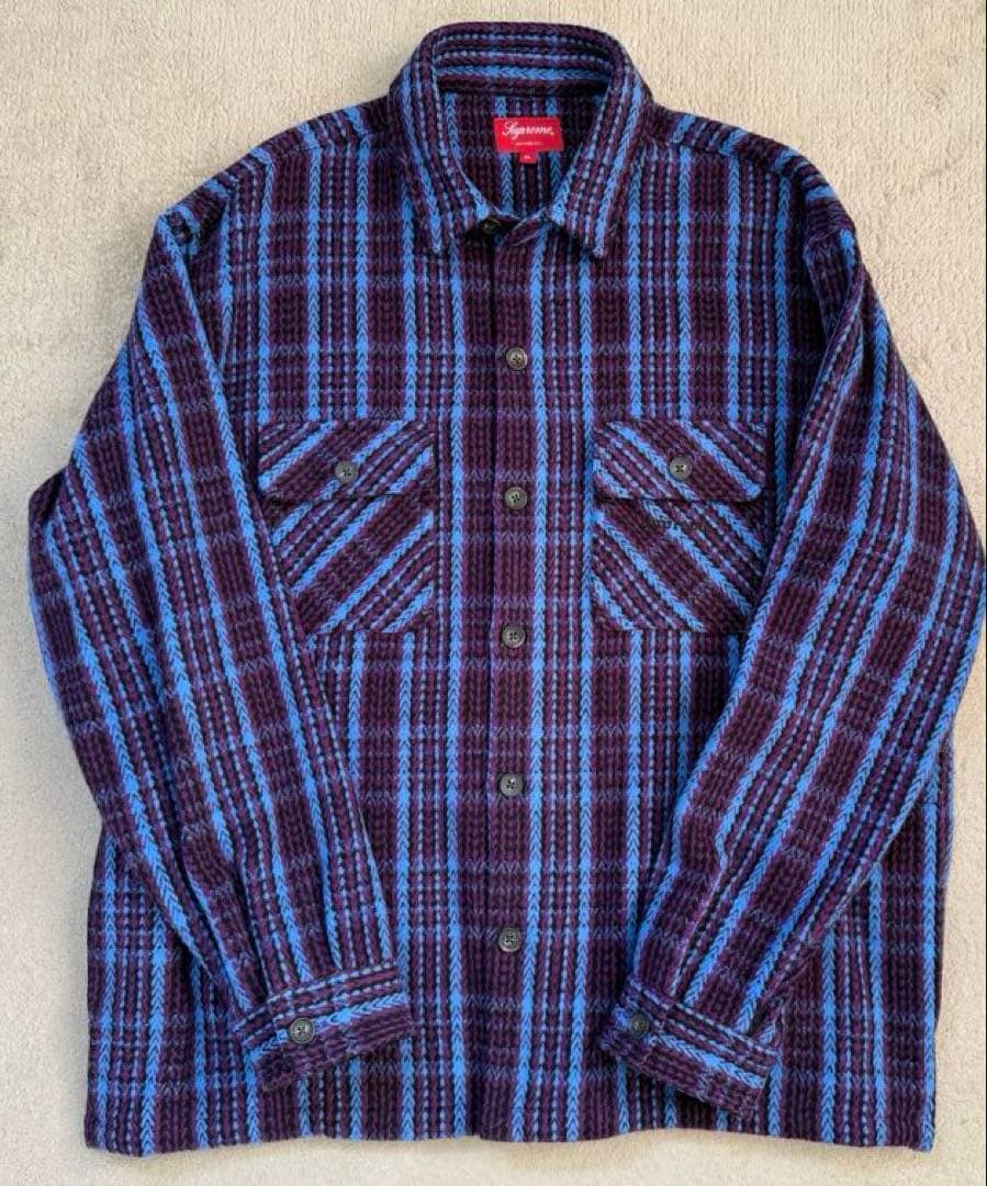 早い者勝ち！Supreme ヘビーネルシャツXL