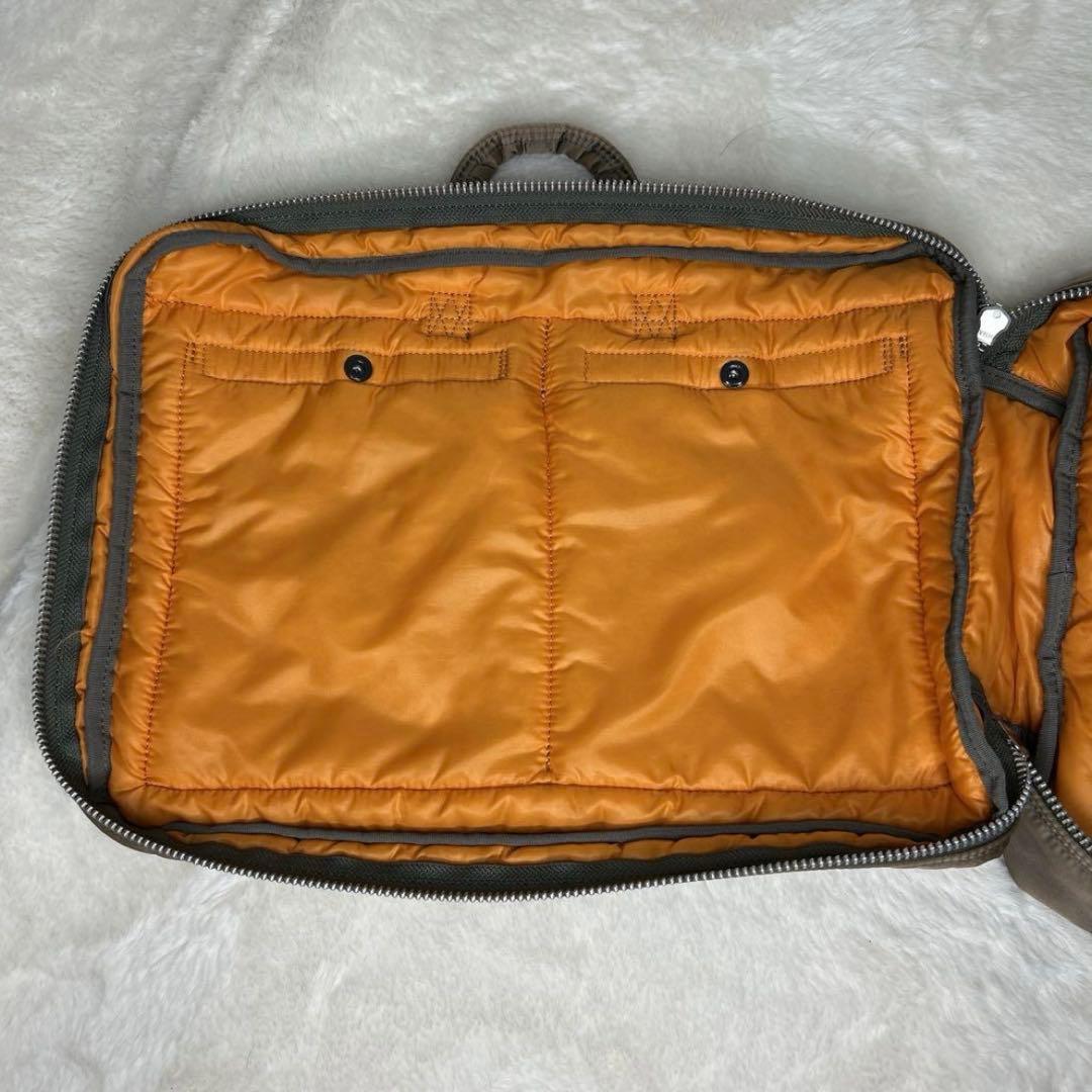 良品 PORTER ポーター タンカー 3way ブリーフケース　シルバーグレー