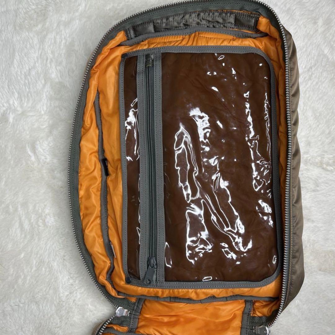 良品 PORTER ポーター タンカー 3way ブリーフケース　シルバーグレー