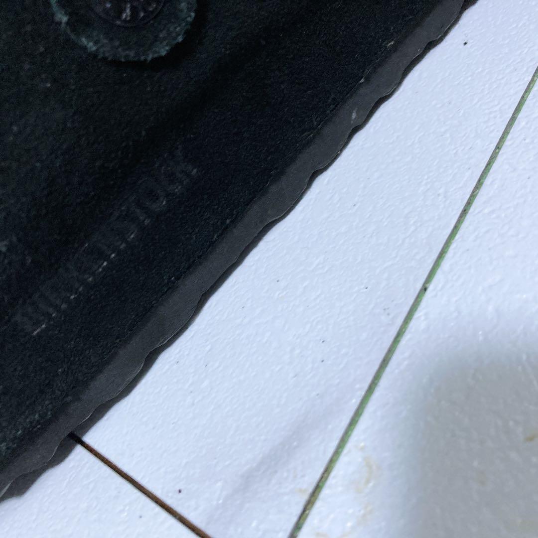 ビルケンシュトック ボストン サボサンダル 24 スエード ソフトヘッド 黒