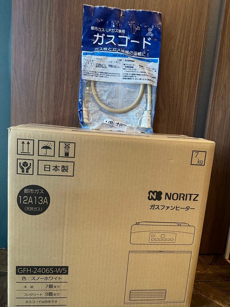 NORITZ ガスファンヒーター GFH-2406S-W5