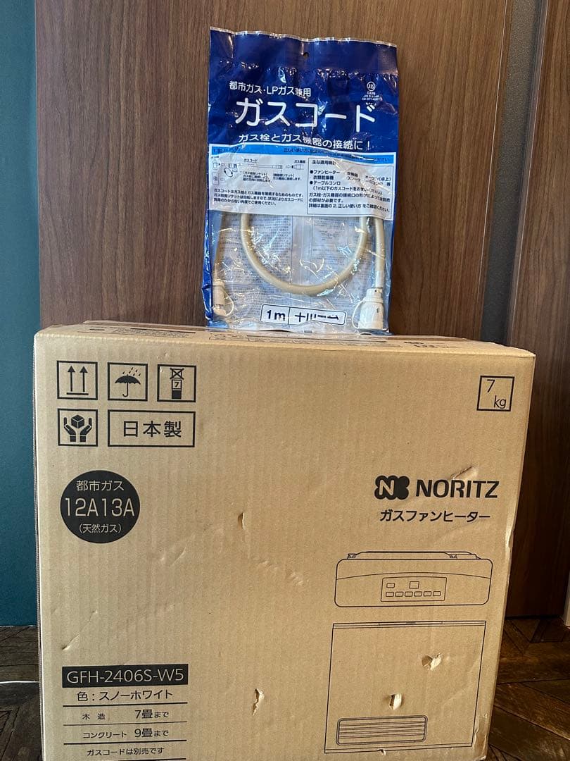 NORITZ ガスファンヒーター GFH-2406S-W5