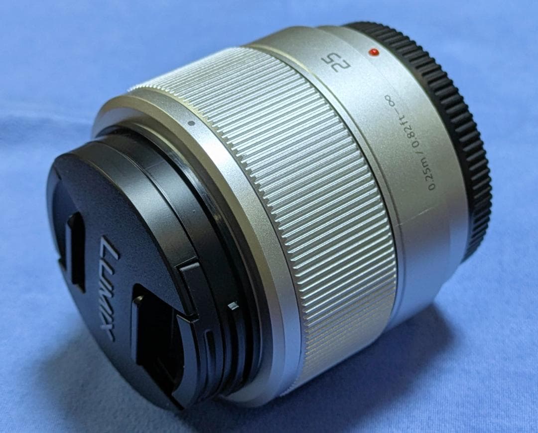 パナソニック単焦点レンズ　G 25mm/ F1.7 ASPH. シルバー