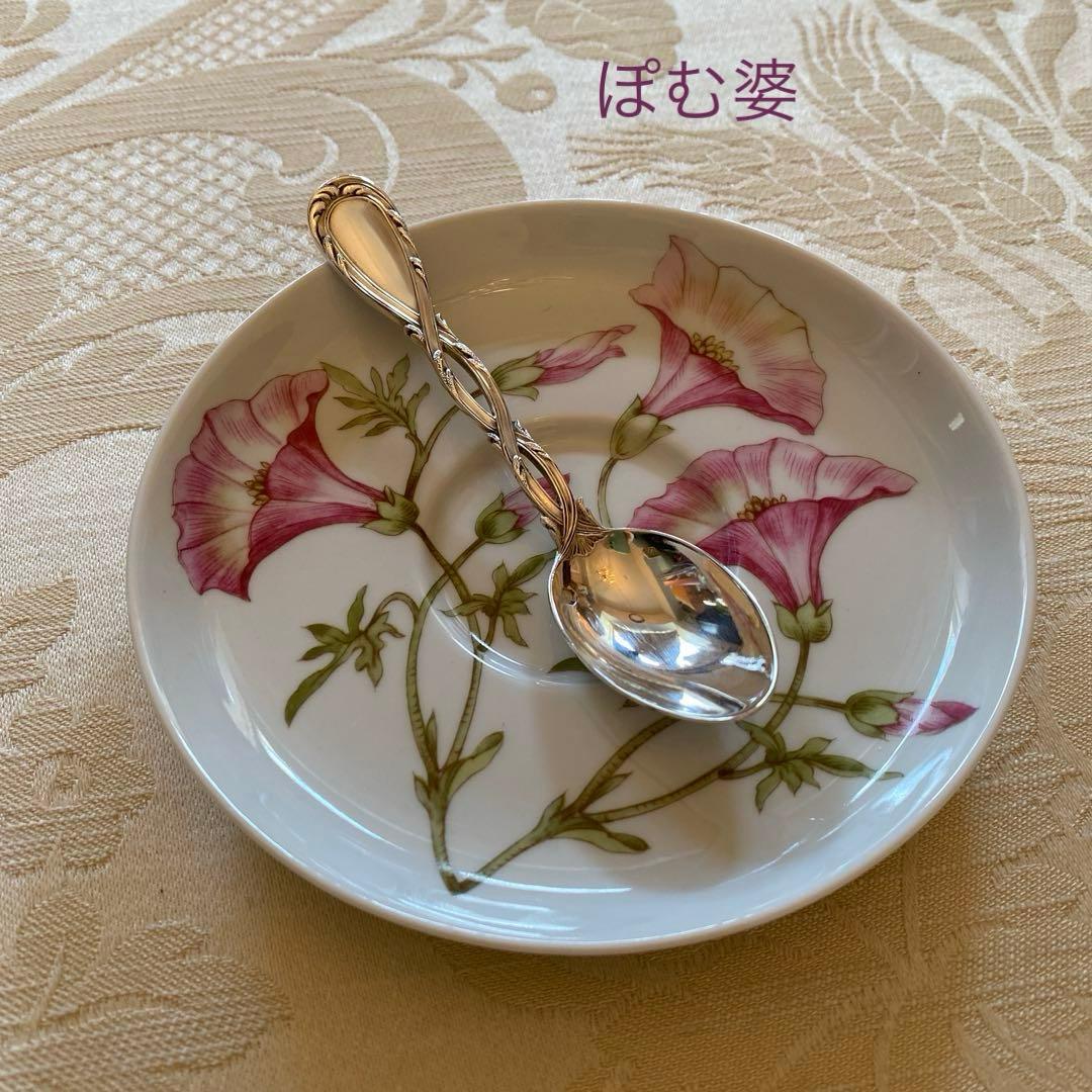 【ピュイフォルカ】純銀スプーン①ロワイヤル１本②ポンパドールアイスクリーム用２本