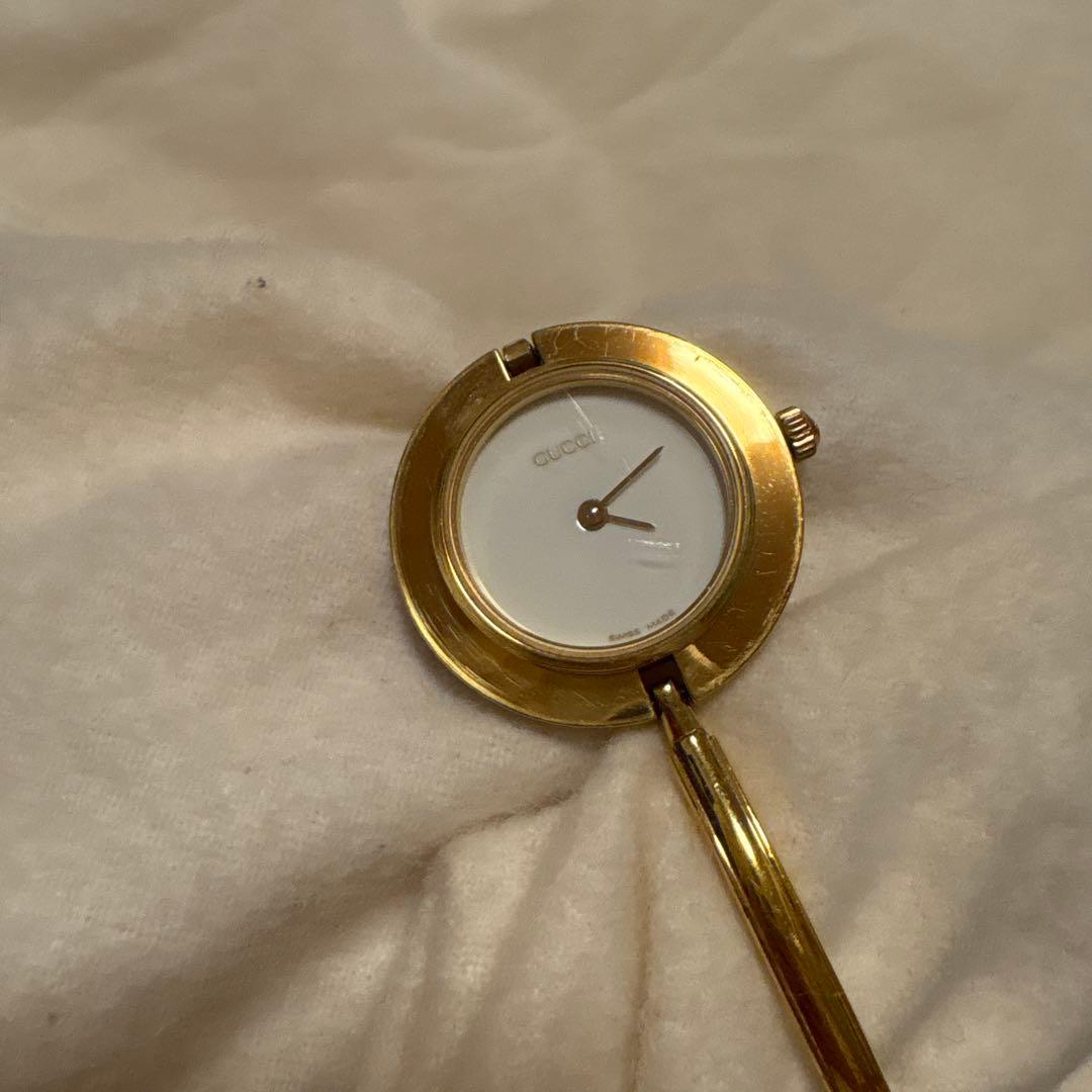GUCCI ゴールド 腕時計 ベゼル　動作未確認