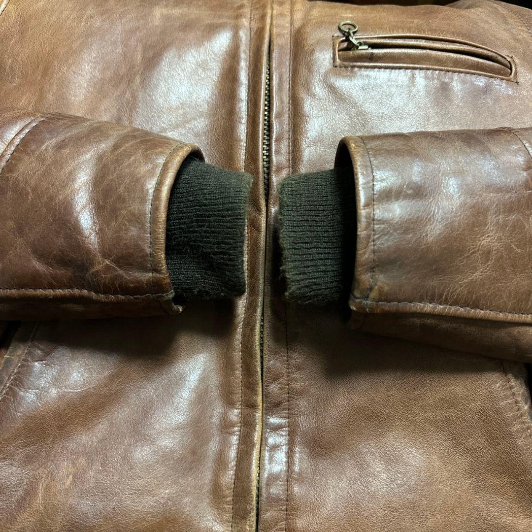 【USA製】SCHOTT ショット U64 レザージャケット フライトジャケット