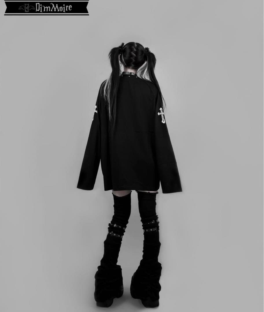 DimMoire【ディムモアール】Bloody Altar ロンT/Black