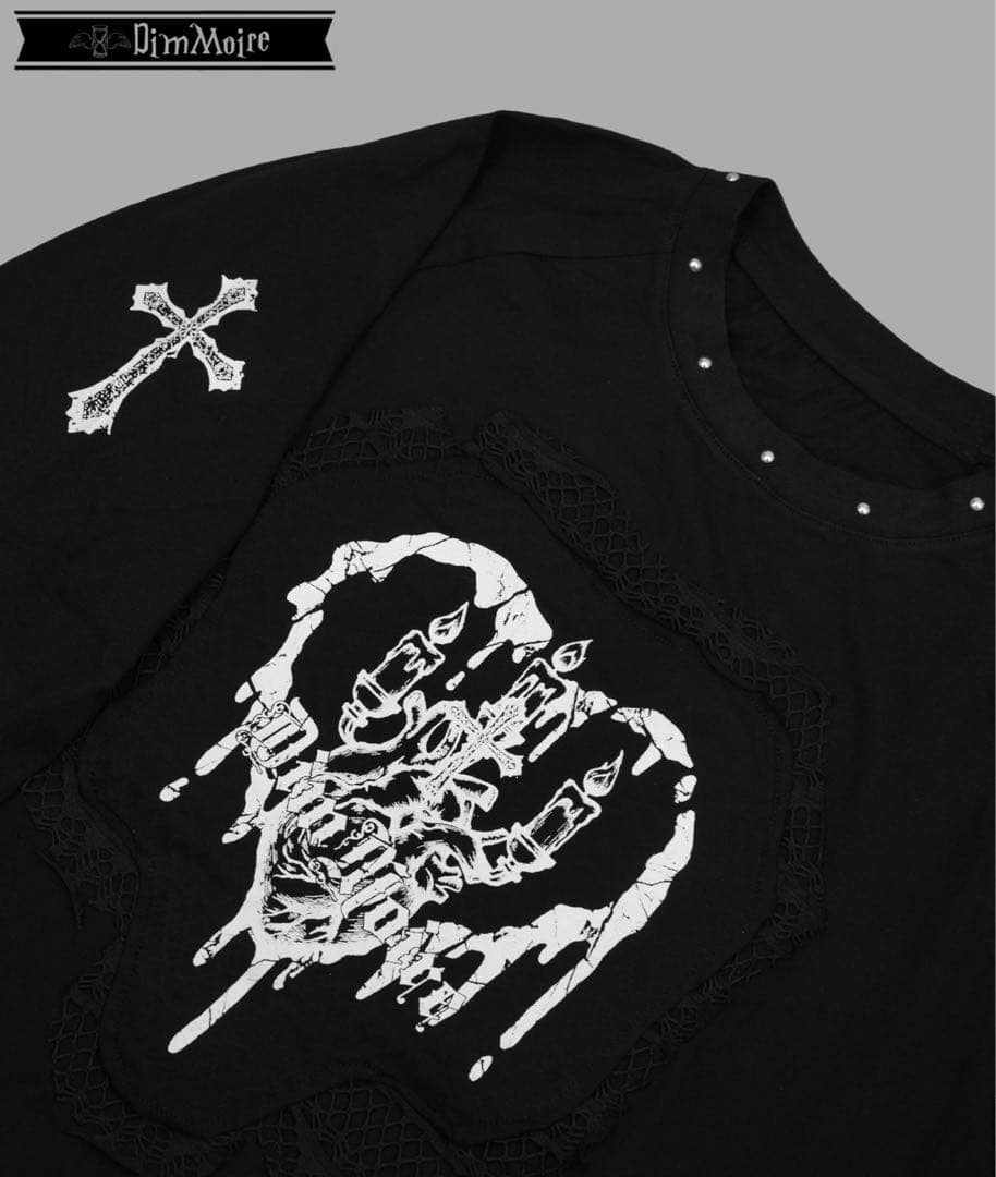 DimMoire【ディムモアール】Bloody Altar ロンT/Black