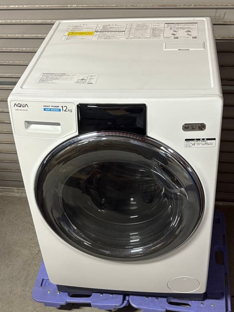 怜*未様 ☆GJ23山口県下松市 ドラム式洗濯乾燥機 アクア AQW-DX12M