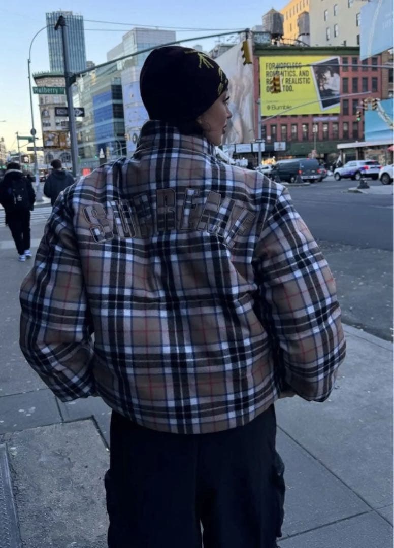 汁*様 Supreme Reversible Puffer Jacket