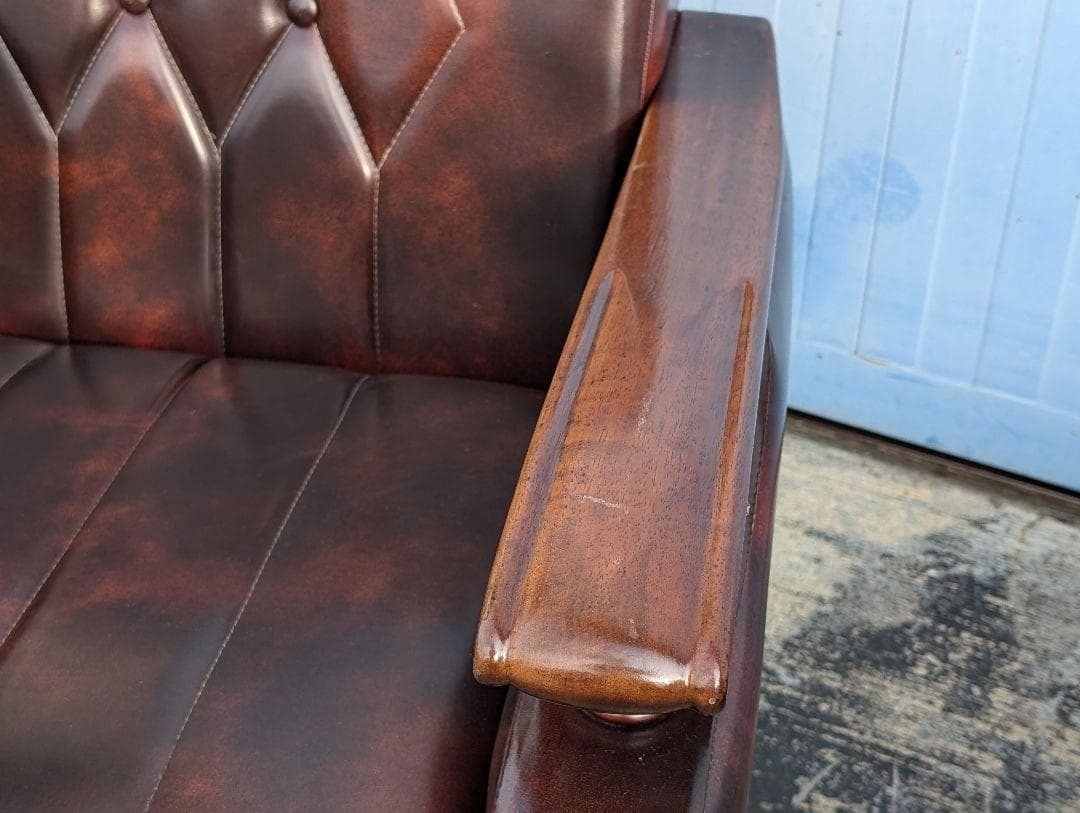 クラシック　ミッドセンチュリー　ヴィンテージ　レトロ　アームチェア　右　SZ