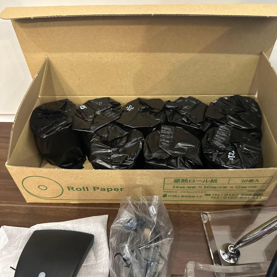 POP10 BLK JP & カードリーダー & 感熱ロール紙