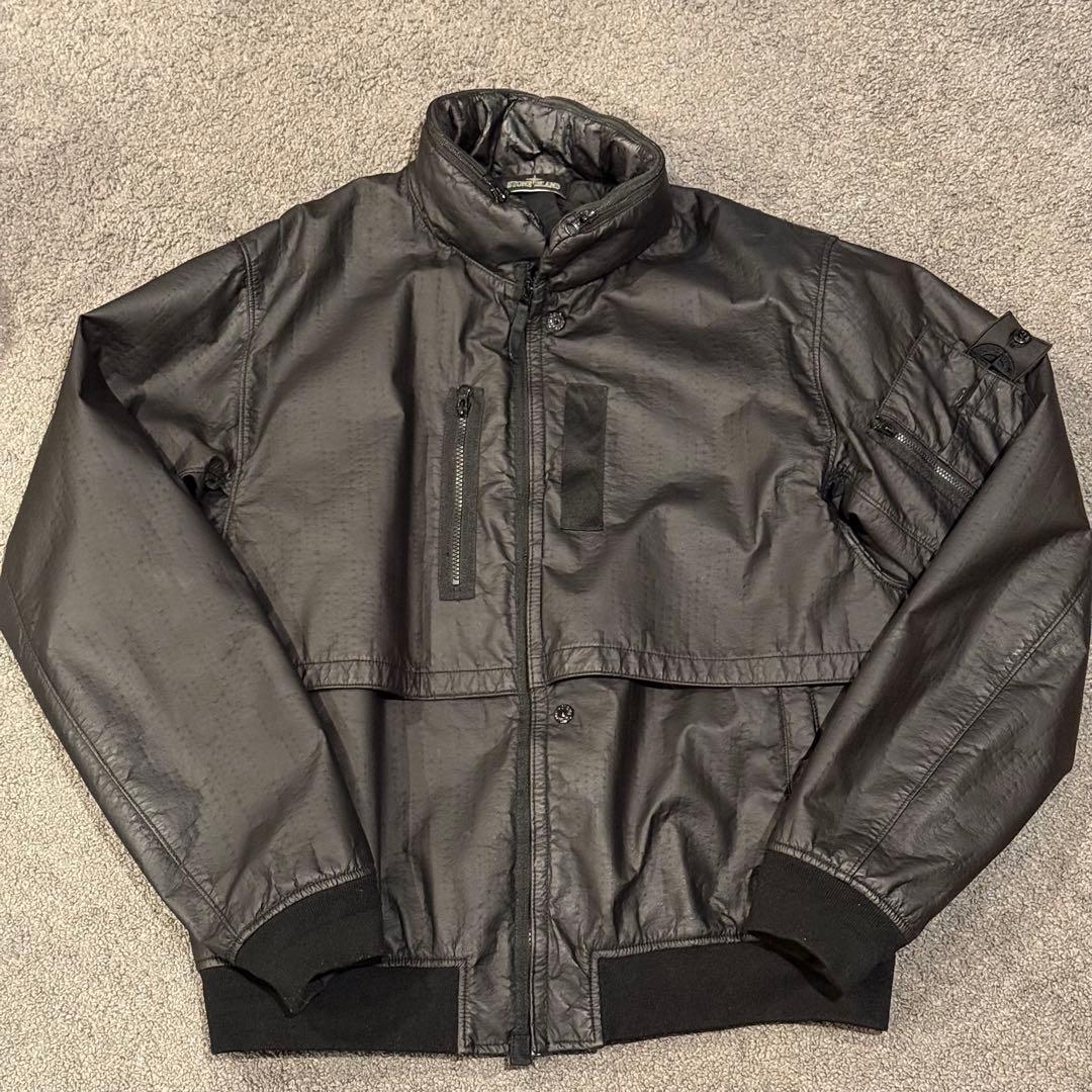 stone  レザージャケット　ma-1 ＸＬ　美品