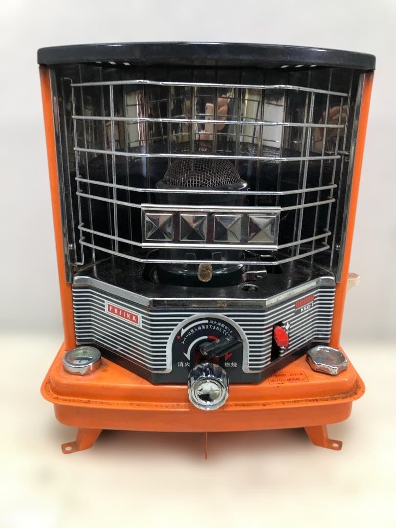 フジカ 石油ストーブ KSG-1 昭和レトロ ビンテージ 260201-3