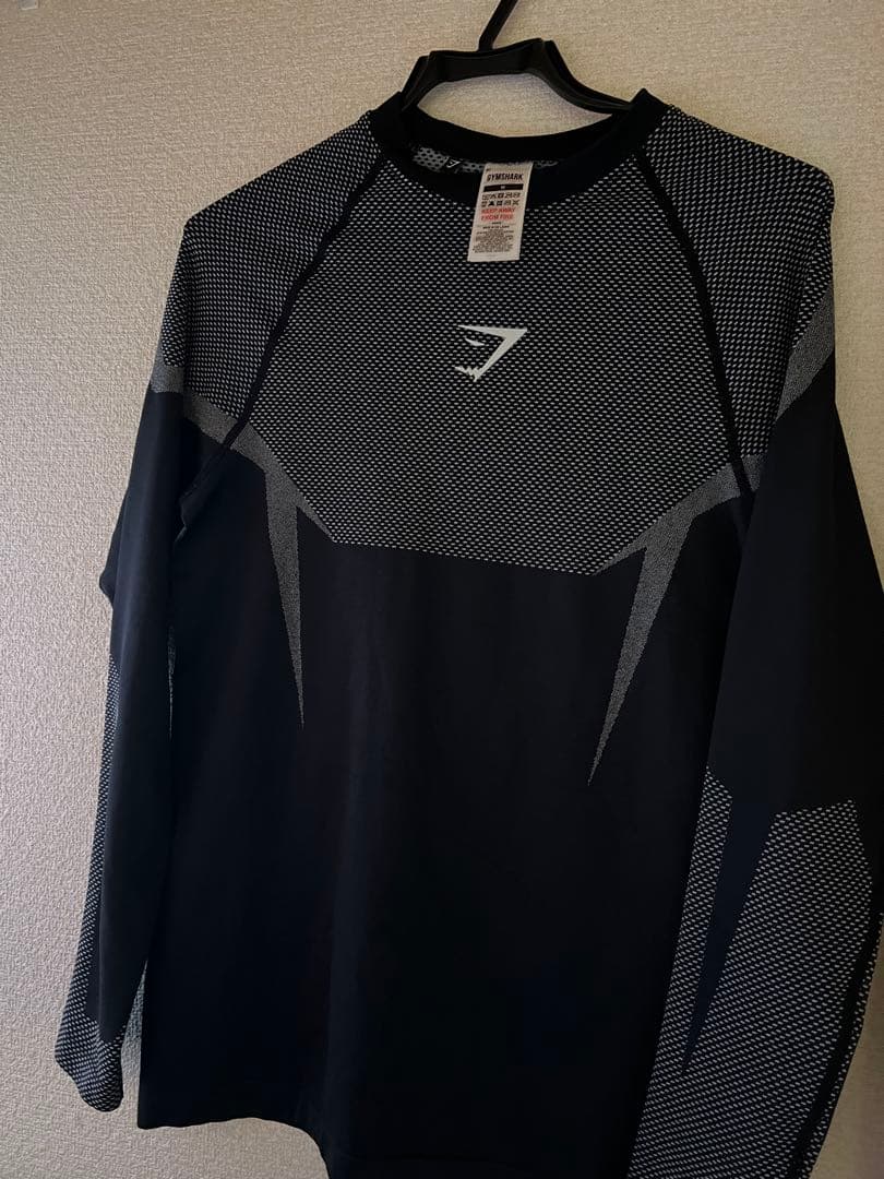  onyx v5 grey 長袖　ロングスリーブ　ジム