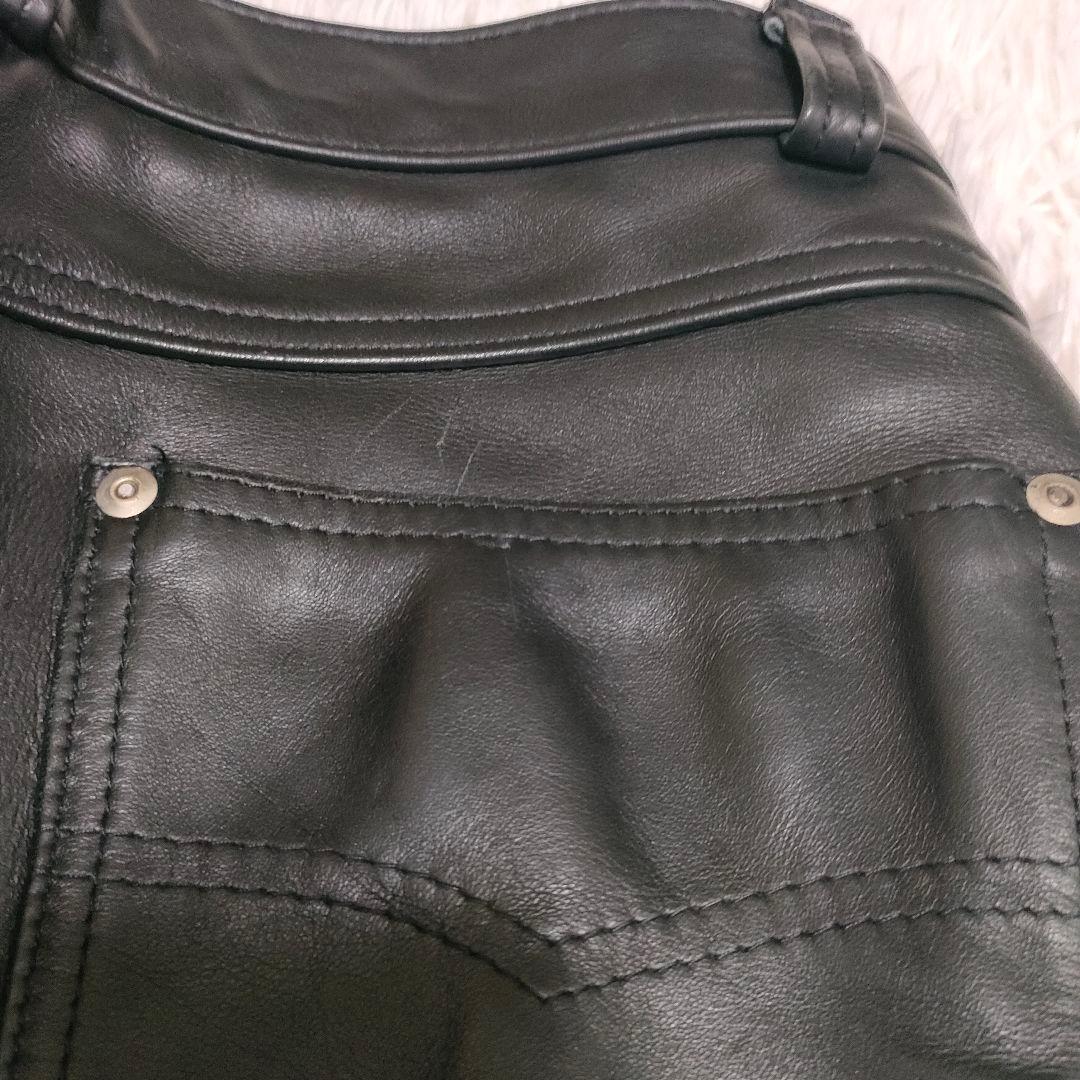 Schott 90s 牛革パンツ ブラック 激レア レザーパンツ