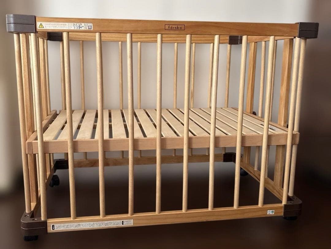 färska farska ファルスカ　ベビーベッド　ミニジョイントベッド