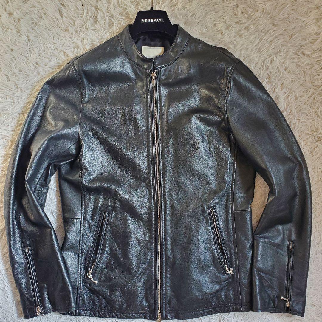 極美品 LHP lazy hazy planet シングル ライダース L 黒