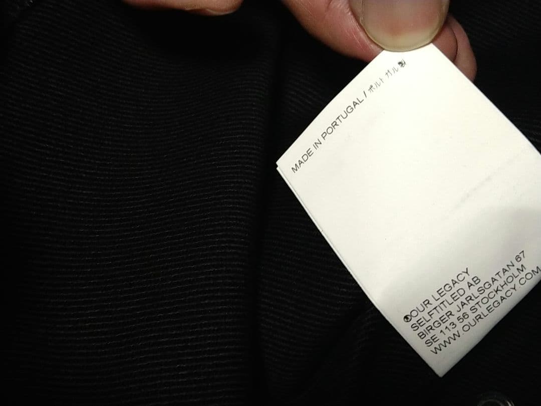 ☆2024AW未使用新品☆OUR LEGACY スリングバッグ ブラック