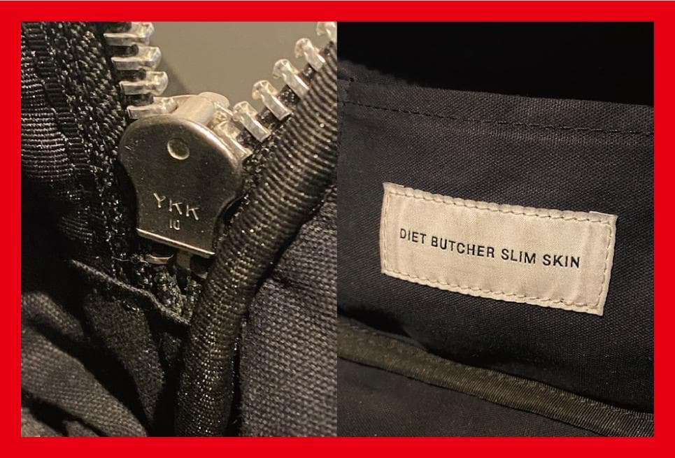 ♪送料無料★DIET BUTCHER SLIM SKIN★ボディバッグ★黒★F♪