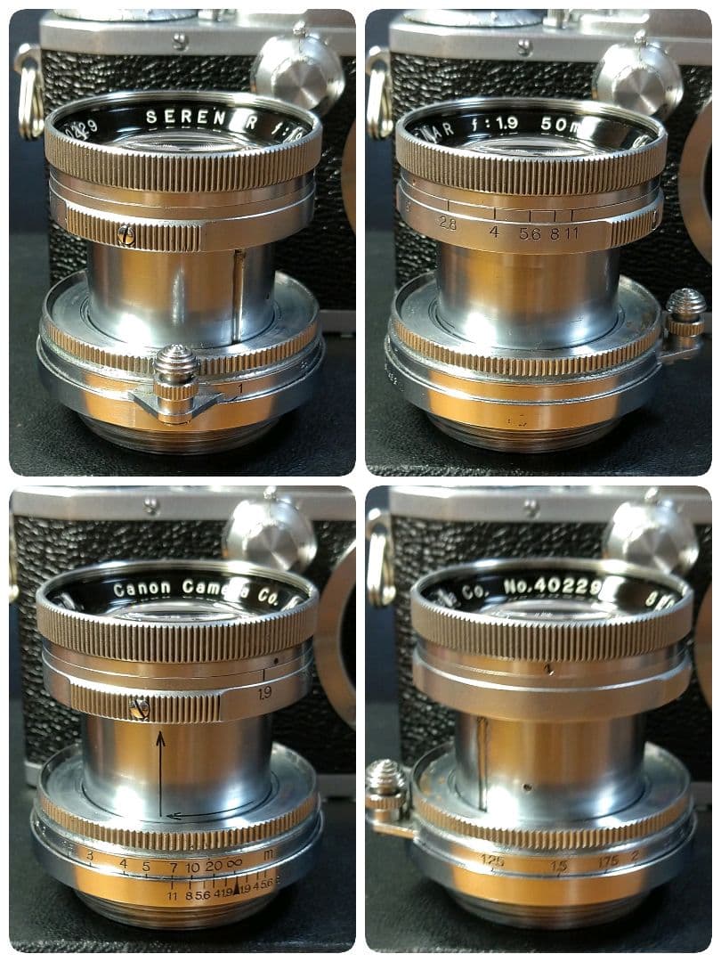 日*0様 美品！Canon EP レンジファインダーSERENAR f:1.9
