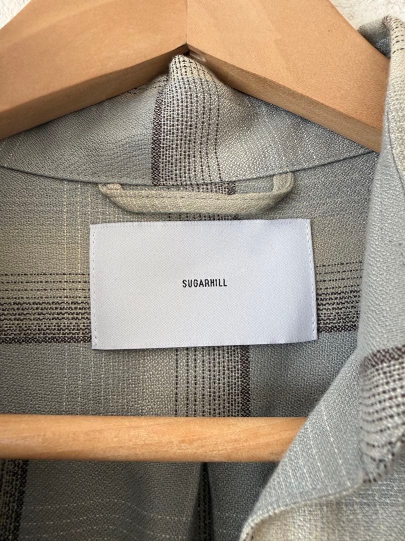 SUGARHILL チェック柄長袖シャツ グレー系
