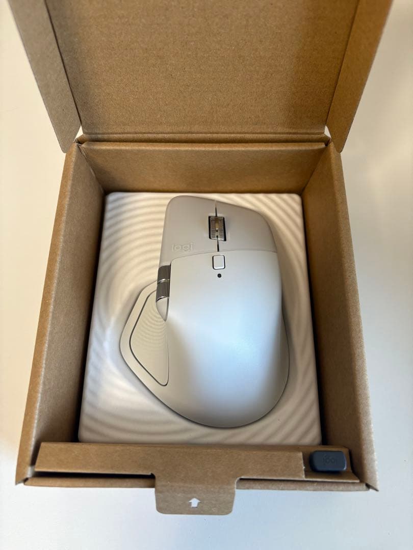 【美品】ロジクール MX MASTER 4 MX2400 ペイルグレー 本体