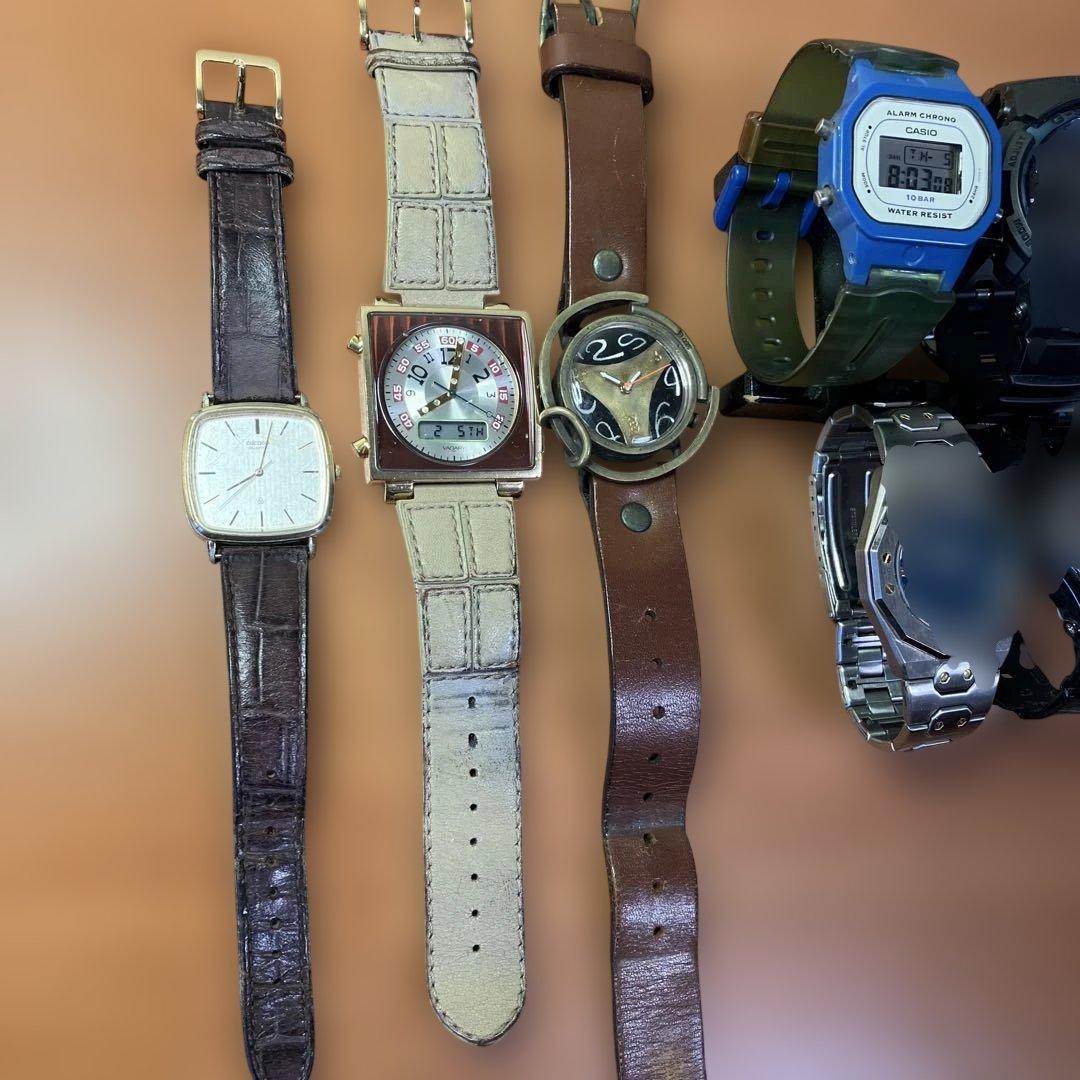 ジャンク品　CASIO セイコー　シチズン 等　腕時計10本　男女品まとめ売り