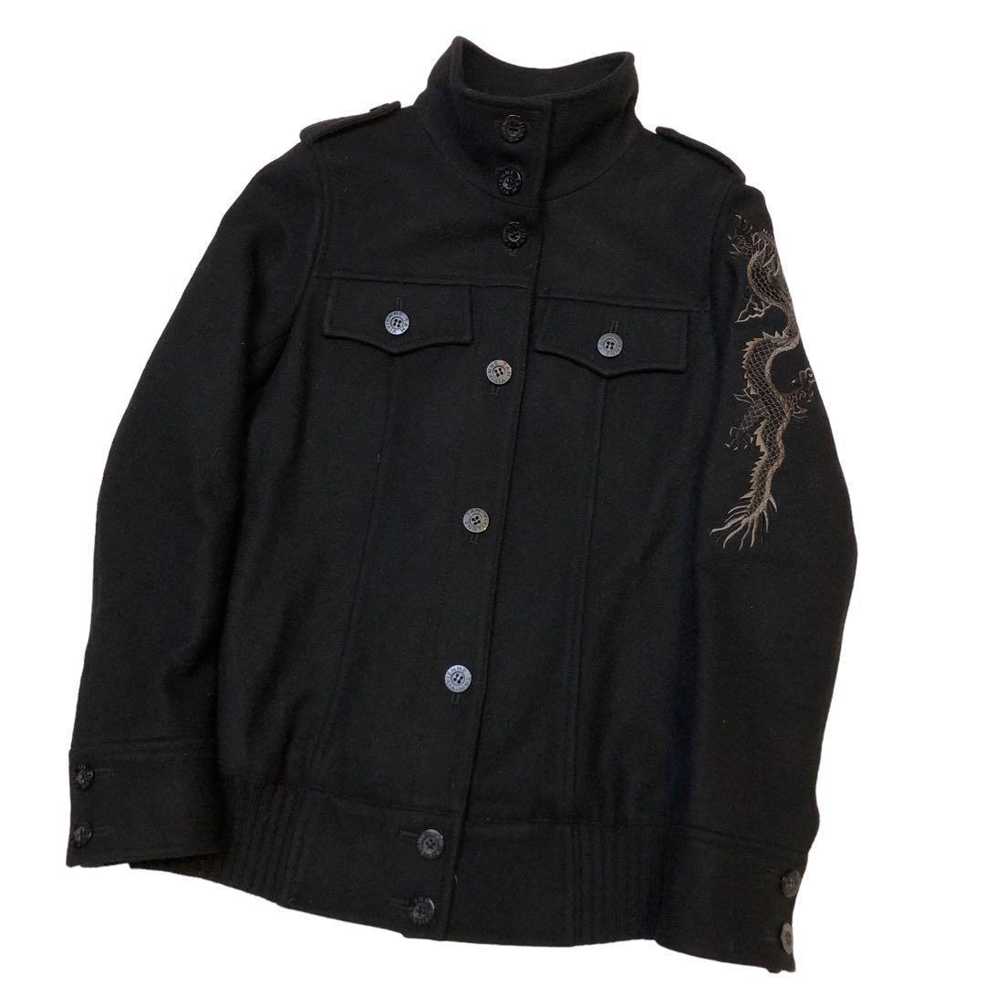 ★美品★ヴィヴィアンタム ミリタリージャケット アンゴラ ドラゴン 刺繍 XS