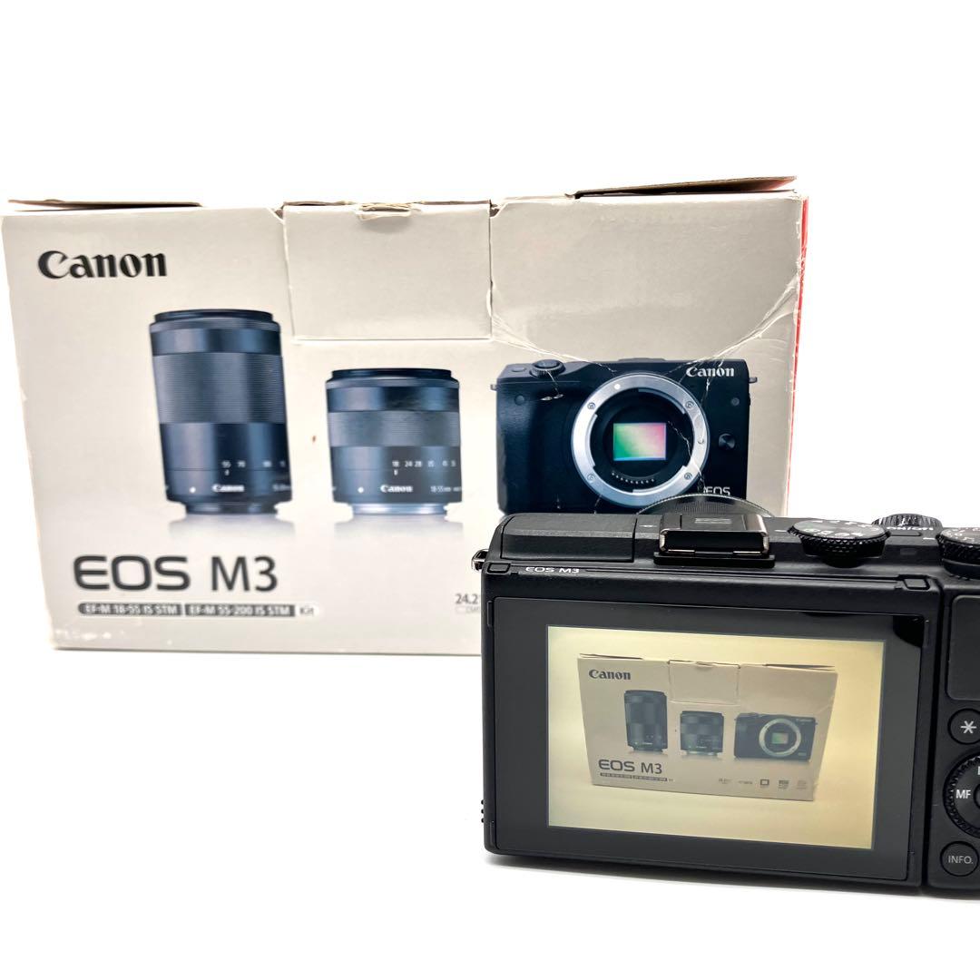 Canon EOS M3 ブラック　18-55mmレンズセット
