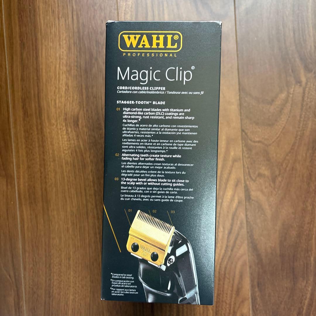 新品未使用品WAHL MagicClip Clipperバリカン　黒　ブラック