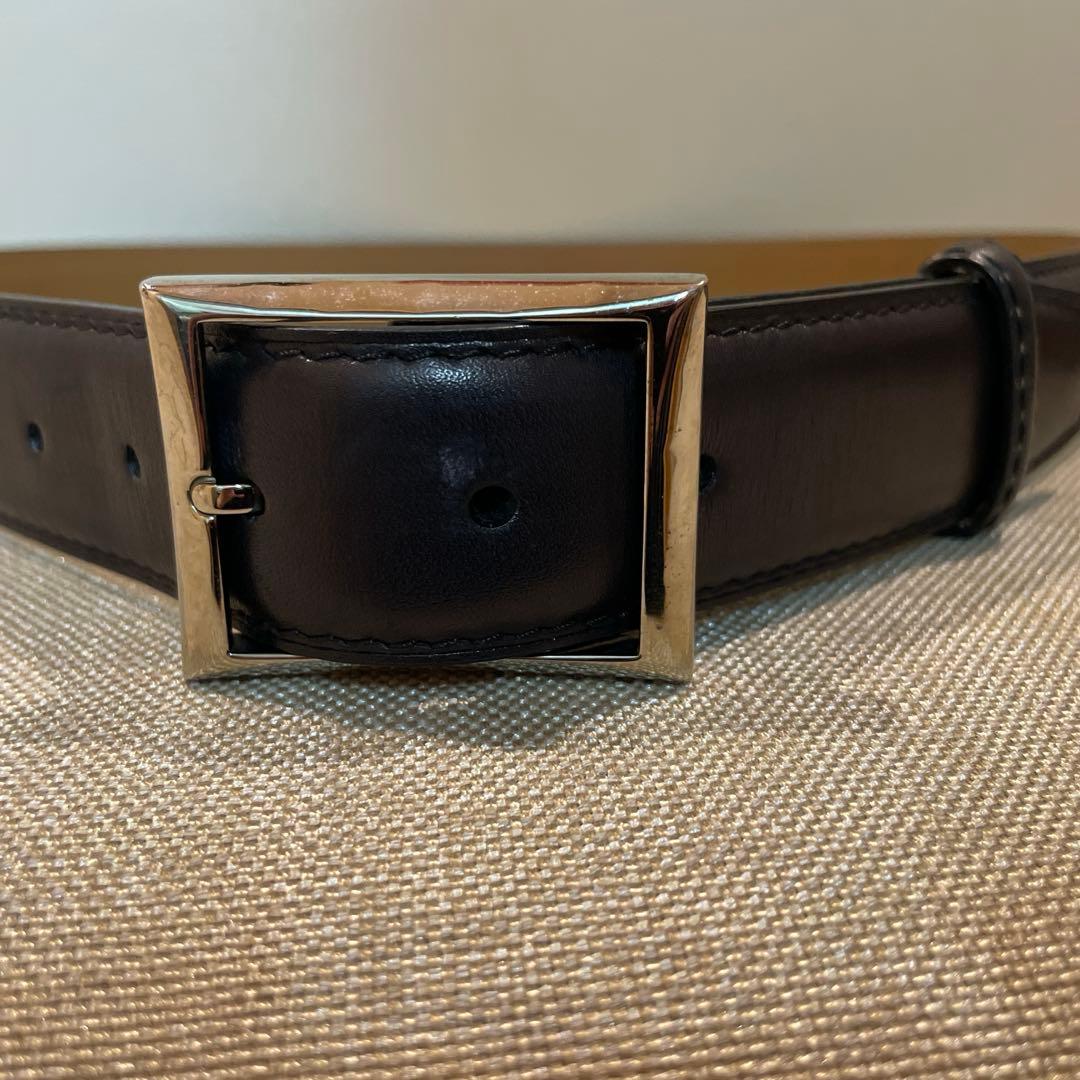 BERLUTI クラシックベルト　ヴェネチア カーフレザー　ブラック