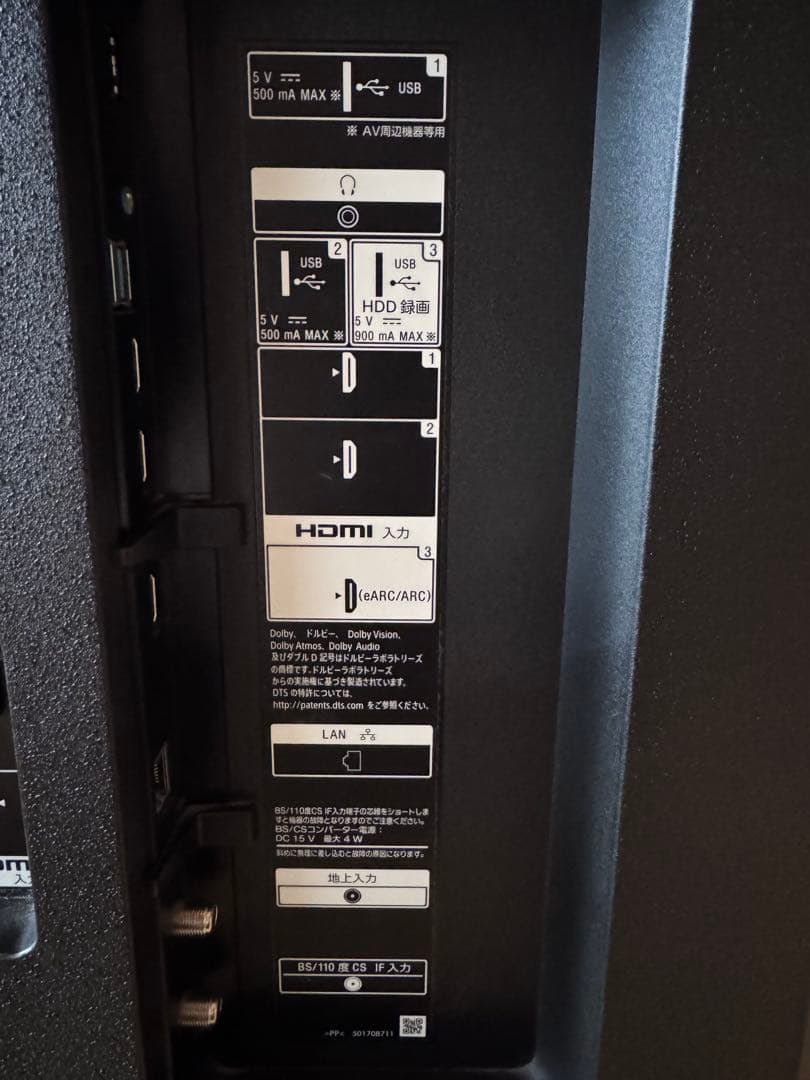 テレビ SONY BRAVIA KJ-65X8550H