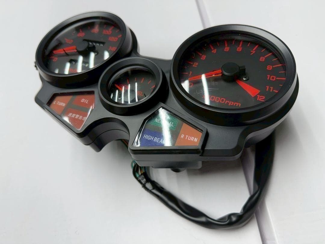 CBX400F メーター リプロ　赤/２型　 当時仕様CBX550F　1型