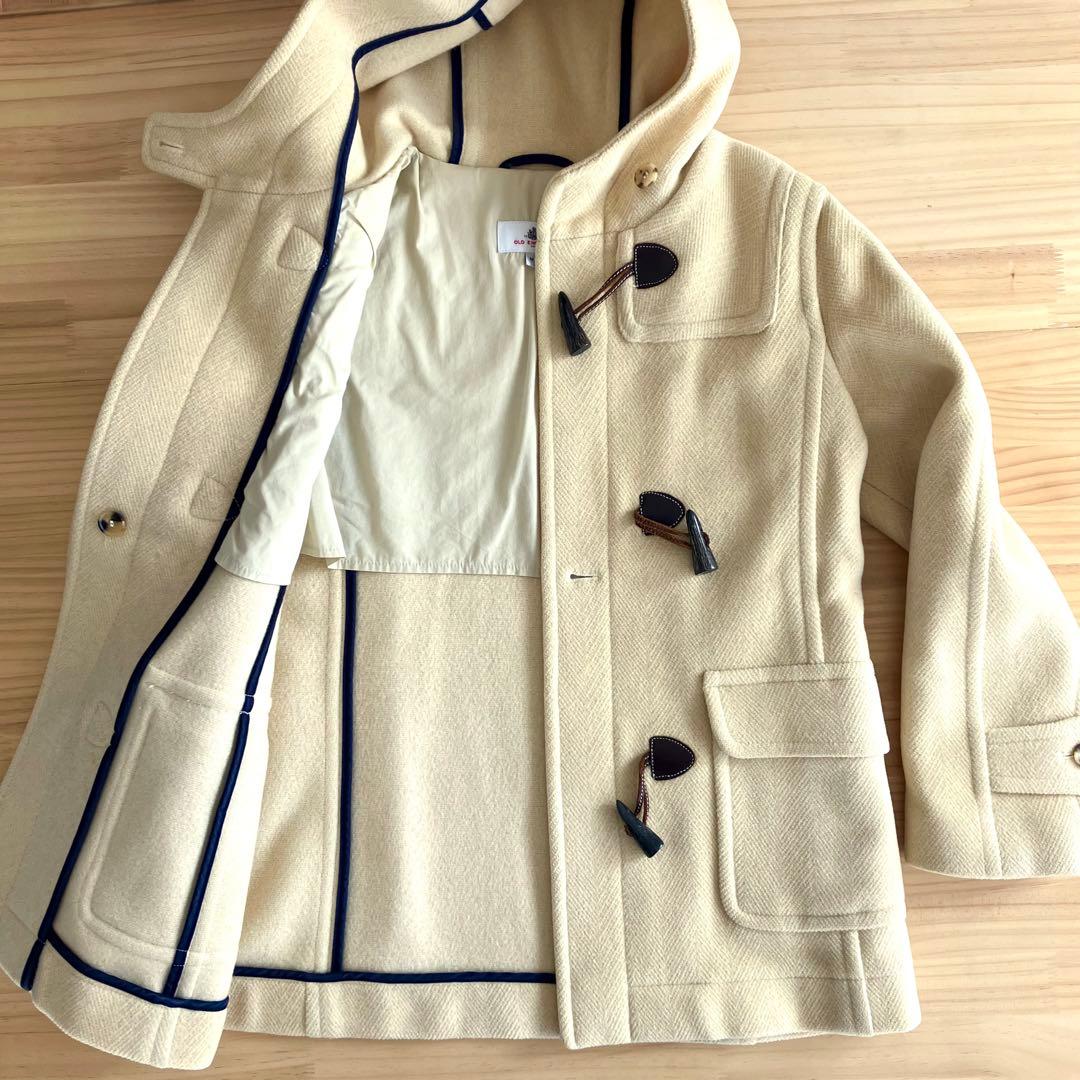美品 オールドイングランド ウール100 ダッフルコート M ベージュ ショート