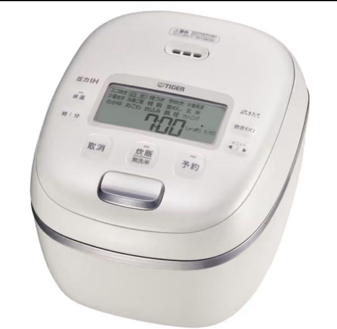 新品☆未開封☆保証付TIGERタイガー 圧力IHジャー炊飯器JRI-A100WM