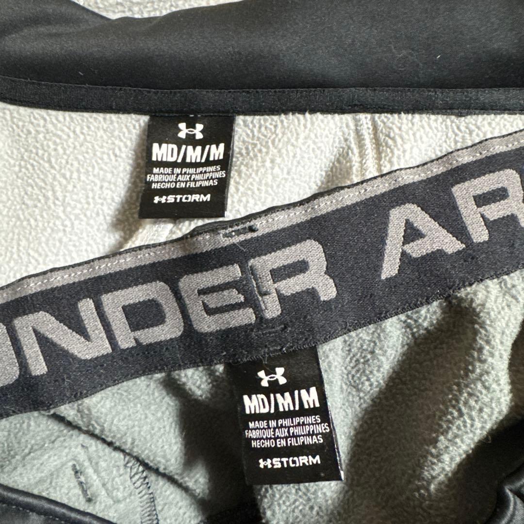 アンダーアーマー ウィンターニット3レイヤー 上下セットメンズM