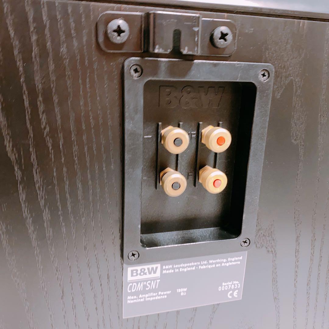 B&W CDM SNT ウォールマウントスピーカー　ペア