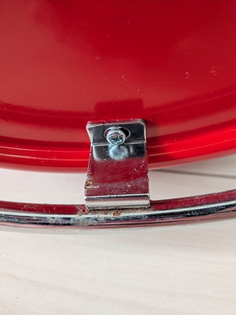 【極美品】センゴクアラジン ポータブルガスストーブ（レッド）専用袋付き