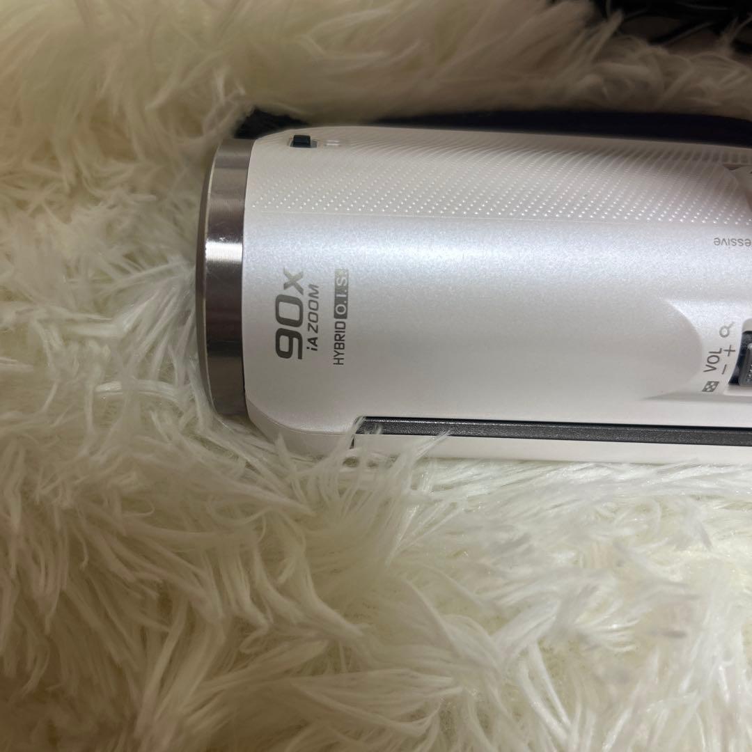 【美品】Panasonic HC-V360MS ホワイト ビデオカメラ