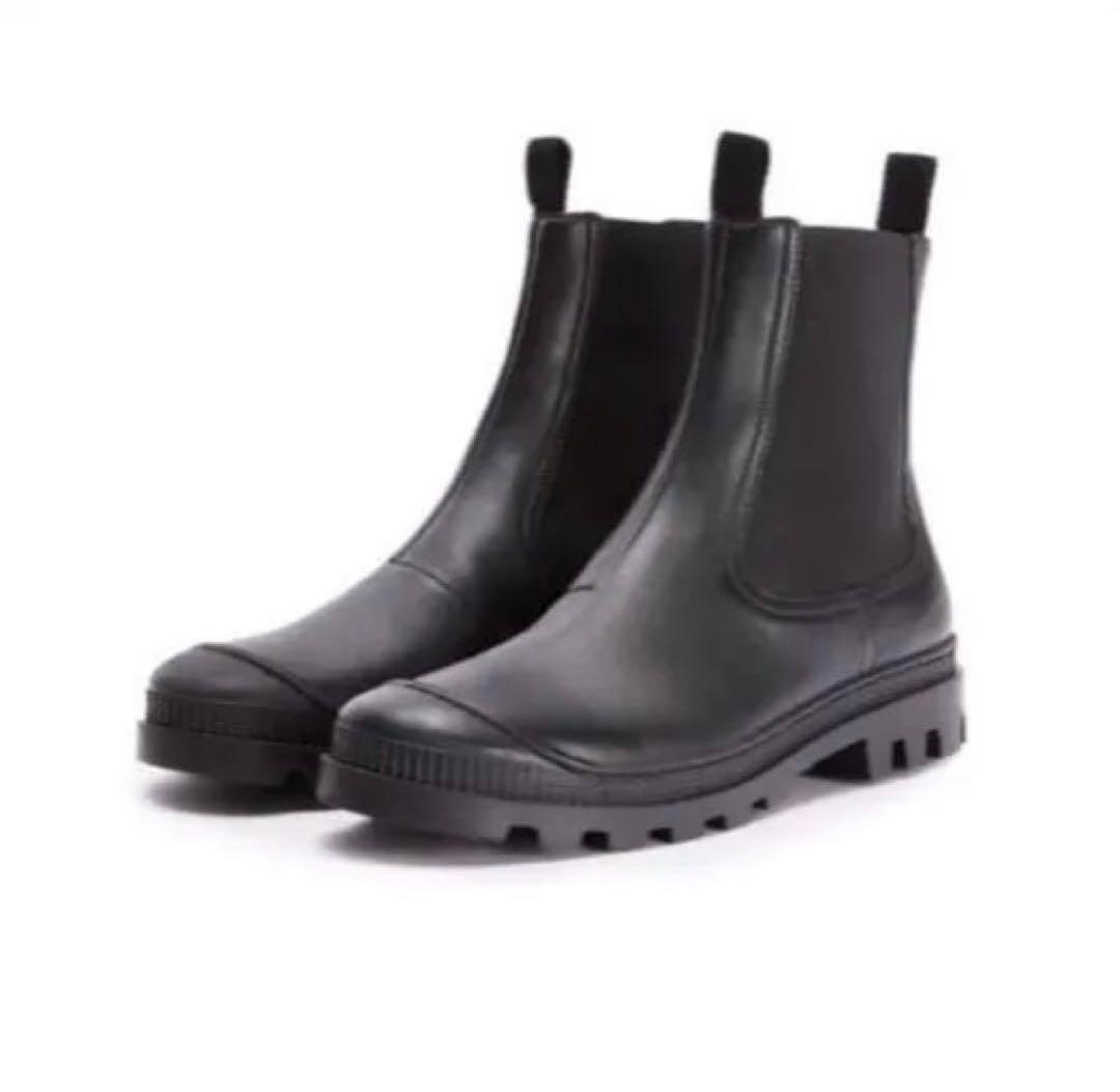 LOEWE ブラック サイドゴアブーツ 38