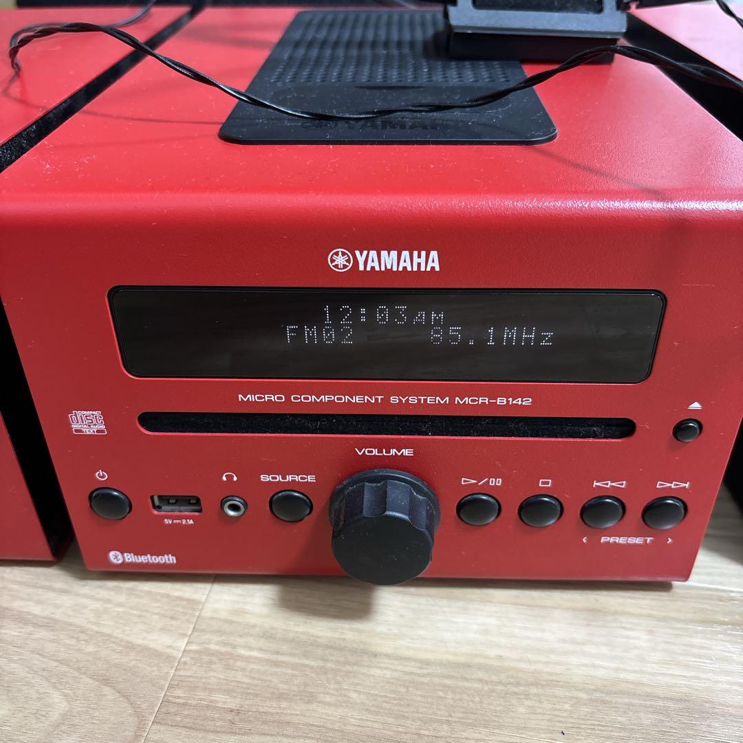 YAMAHA MCR-B142 CDプレイヤー ミニコンポ リモコン付き