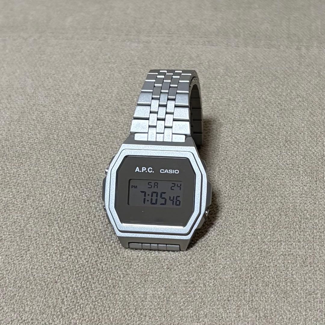 A.P.C. CASIO 腕時計 シルバー