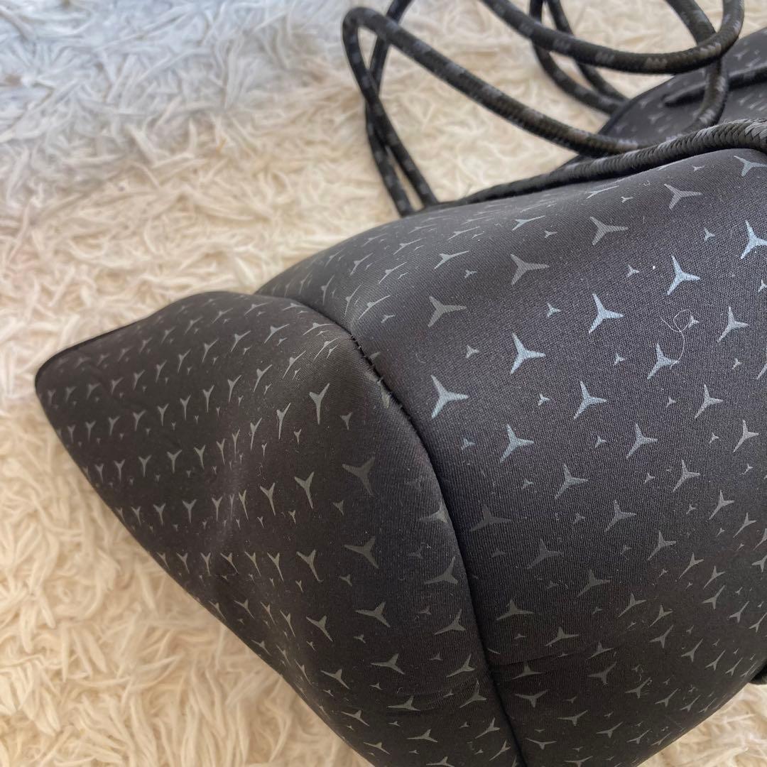 未使用 Mercedes-Benz トートバッグ ポーチ付 スター ブラック